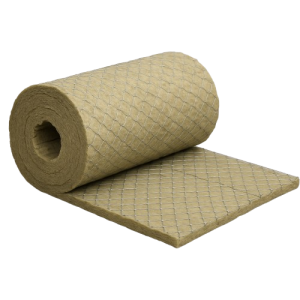 AN IMAGE OF ROCKWOOL bLANKET WITH WIRE-MESH