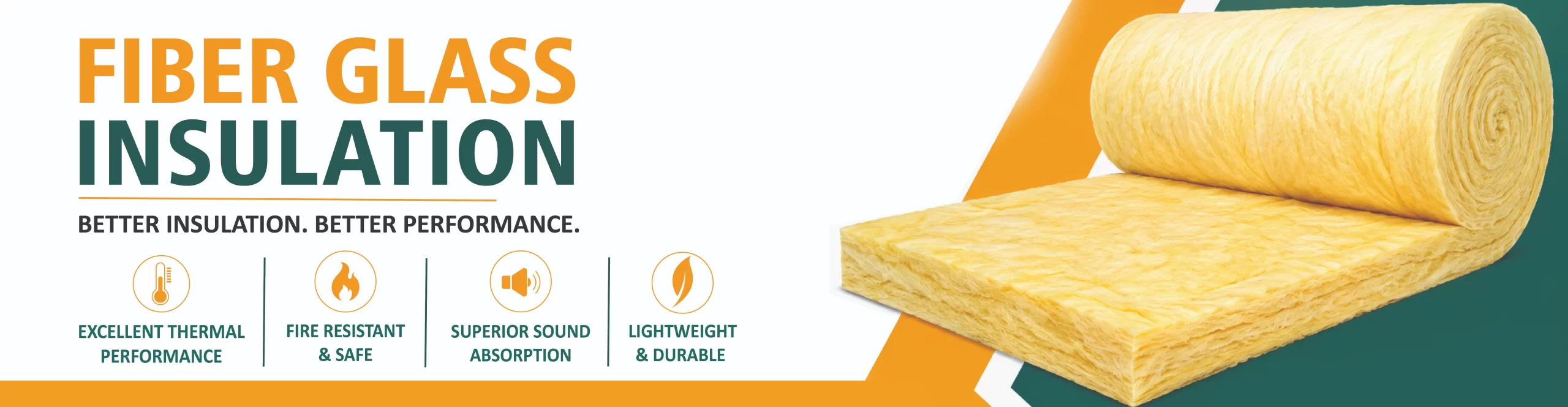 Fiberglass insulation roll for HVAC and building thermal applications